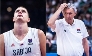 Pešičiaus pasiaiškinimas dėl serbų katastrofos: krepšinis žaidžiamas rankomis, bet reikia ir kojų