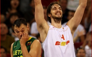 Š.Jasikevičius P.Gasolio netreniruos - Ispanijos krepšinio superžvaigždė per brangi katalonams