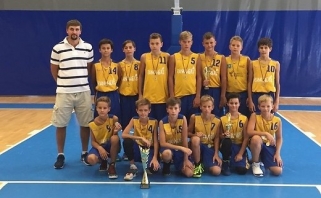 Š.Marčiulionio krepšinio akademijos auklėtiniai laimėjo V.Knašiaus taurės turnyrą Klaipėdoje