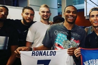 Prieš savo debiutą NBA klube D. Sabonis susitiko su pačiu C. Ronaldo  