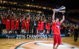 CSKA išbarstė 20 taškų persvarą, bet po pratęsimo tapo Eurolygos čempionais