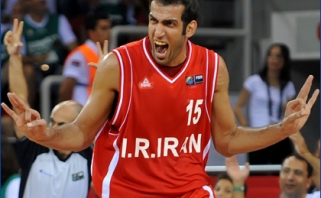 H.Haddadi vedami Irano krepšininkai iškovojo pirmąją pergalę 