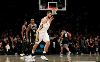 Solidus "Pelicans" startas: rezultatyvus Valančiūnas, sugrįžęs Zionas ir sutriuškinti "Nets"