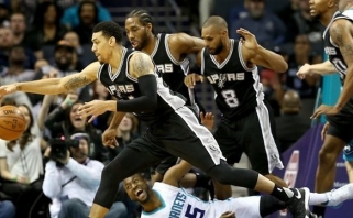 "Hornets" atsiliko 23 taškais, bet patiesė "Spurs", kurie nepakartos "Bulls“ rekordo