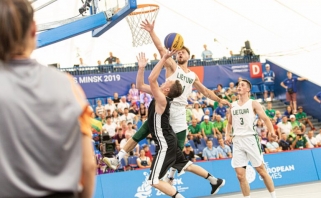 Europos žaidynėse – galingas krepšininkų startas