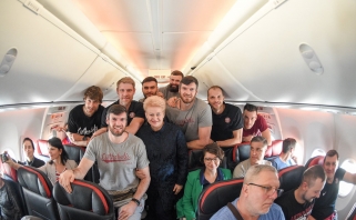 Prezidentė netikėtai lėktuve aplankė "Lietkabelio" krepšininkus