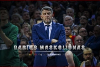 D.Maskolūnas išrinktas Lietuvos vyrų krepšiinio rinktinės vyriausiuoju treneriu
