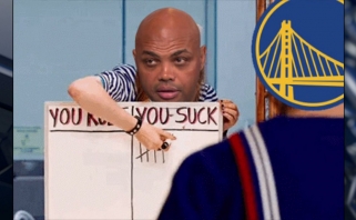 Barkley provokavo "Warriors" sirgalius, pastarieji atsakė: "Chuck, you suck!"