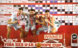 Lietuvos jauniai - Europos 3x3 krepšinio čempionai!