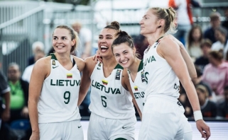 Moterų rinktinė kovos dėl medalių – prasibrovė į pasaulio 3x3 čempionato pusfinalį