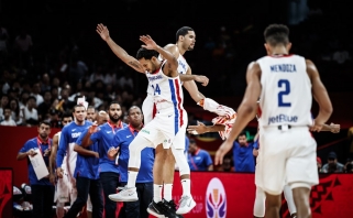 Dominikiečiai laimėjo trilerį prieš Jordanijos rinktinę