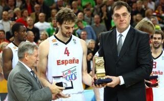 Pau Gasolio visų laikų "Eurobasket" starto penkete – ir Sabonis 