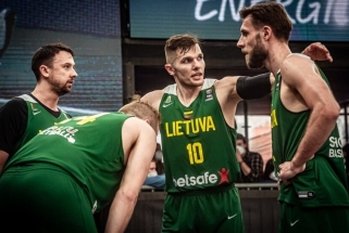 Auksinį tašką sumedžioję lietuviai žais olimpinės 3x3 atrankos turnyro ketvirtfinalyje