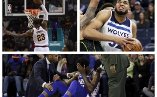 NBA: Embiido trauma, rekordų kupinas vakaras Šarlotėje ir 56 Townso taškai