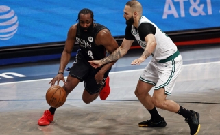 Ryškiai spindėjęs "Nets" žvaigždynas ketvirtą kartą nustelbė "Celtics" kompaniją
