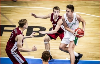 Lietuviai Europos čempionatą baigė sutriuškinadami latvius