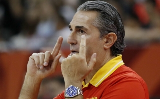 Su ispanais pasaulio čempionate triumfavęs S.Scariolo netiki, kad olimpiada startuos laiku