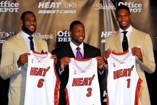 D.Wade'as: "Heat" "Didysis trio" nėra geriausias NBA istorijoje, tačiau tikrai vienas geriausių