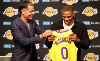 "Lakers" vadovas paaiškino, kodėl būtent Westbrrokas buvo pasirinktas tarpsezonyje