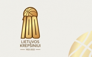Sabonis pristatė specialų logotipą Lietuvos krepšinio šimtmečiui įamžinti