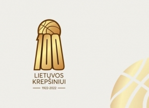 Sabonis pristatė specialų logotipą Lietuvos krepšinio šimtmečiui įamžinti