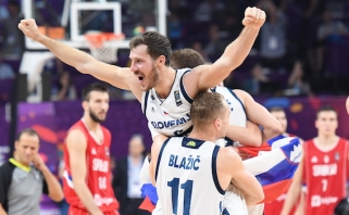 "Eurobasket 2017" MVP G.Dragičius visgi baigė karjerą Slovėnijos rinktinėje