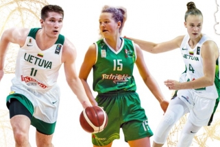 Trys jaunieji krepšininkai – tarp auksinių Lietuvos sporto žvaigždžių
