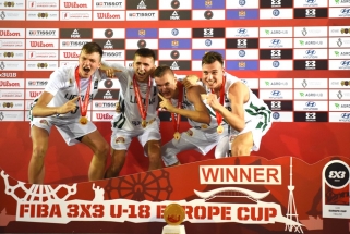 Lietuvos jauniai - Europos 3x3 krepšinio čempionai!